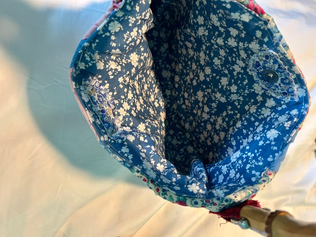 Diana bag blue stripe